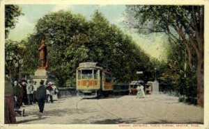 Subway Entrance  - Boston, Massachusetts MA  