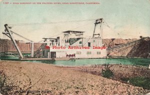 CA, Marysville, California, Gold Dredging, Mining, 1913 PM, Mitchell No 1249