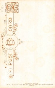 A733 Comic Humor Chimney Sweeper Maid Let me Shift is front postcard