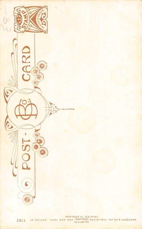 A733 Comic Humor Chimney Sweeper Maid Let me Shift is front postcard