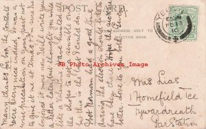 Valentine Day, Nister No 1620, Girl Watching Kittens Play with Toy