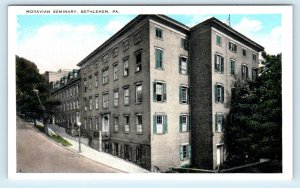 BETHLEHEM, PA Pennsylvania  MORAVIAN SEMINARY c1920s Lehigh County Postcard