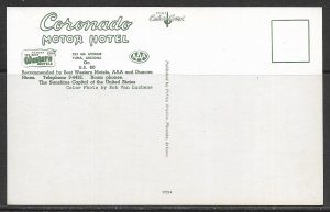 Arizona, Yuma - Coronado Motor Hotel - [AZ-322]