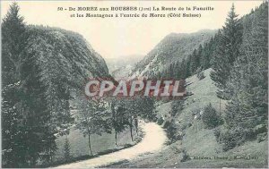Old Postcard Morez From the Rousses Jura Route of the Sickle and the Mountain...