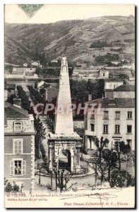 Vienna - The Boulevard of the Pyramid - Old Postcard