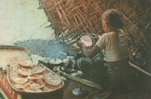 Village Hopper Seller Sri Lanka Indian Postcard