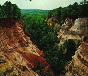 Lumpkin Georgia GA Providence Canyon State Park Unused UNP  Chrome Postcard S21