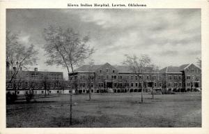 c1940s Printed Postcard; Kiowa Indian Hospital, Lawton OK Comanche Co. Unposted