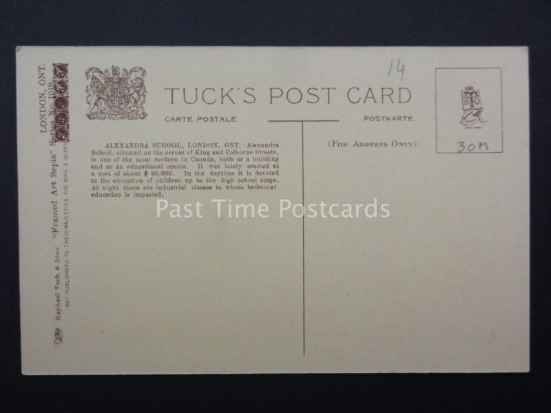 Canada LONDON Ontario ALEXANDRA SCHOOL - Old Tucks PC