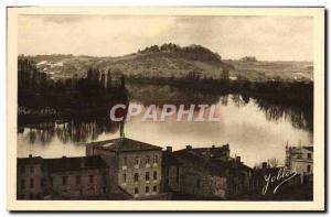 Old Postcard Libourne Le Tertre de Fronsac and the confluence of the & # 39Is...