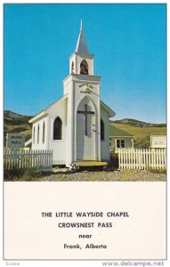 Near FRANK, Alberta, Canada, 1940-1960's; The Little Wayside Chapel, Crownest...