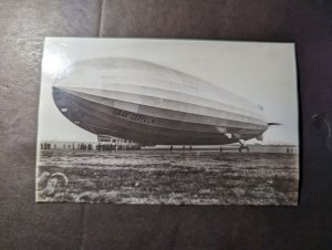 Mint Germany Aviation LZ 130 Graf Zeppelin II Postcard Landed in Field