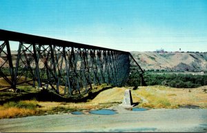 Canada Alberta Lethbridge Railroad Bridge