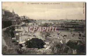 Old Postcard Granville General View from the & # 39Arsenal