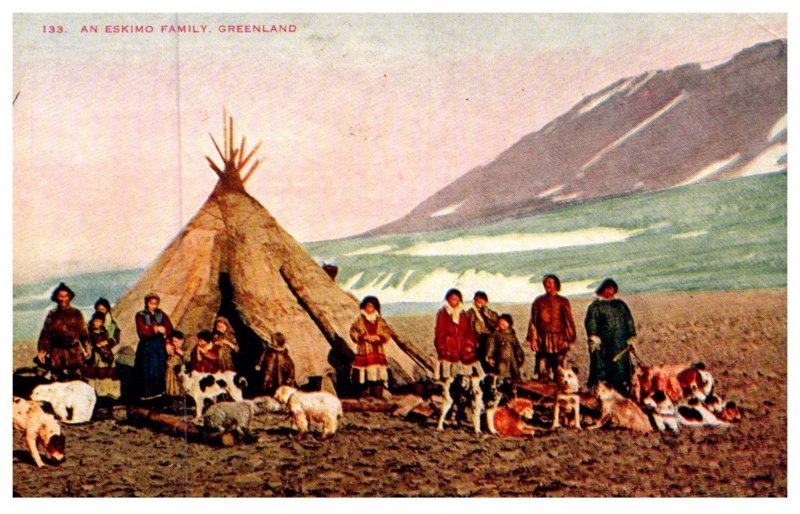 Greenland , Eskimo Family