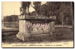 Old Postcard Environs de Senlis Ermenonville Oise Tonebau J J Rouseeau