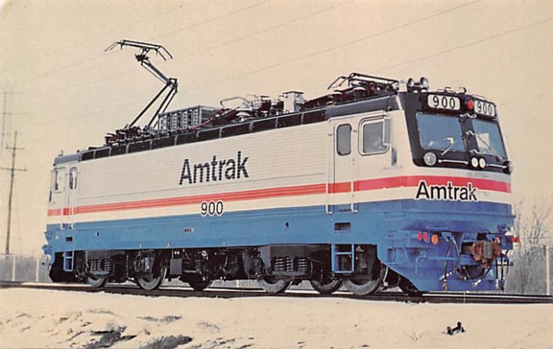 Amtrak 900 first domestic built AEM7 electronic locomotive Amtrak Train Unused 