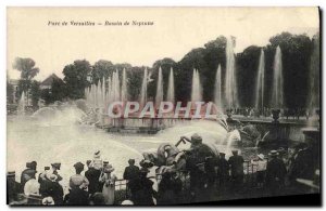 Old Postcard Park De Versailles Bassin De Neptune
