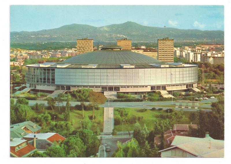 Italy Roma Palazzo dello Sport Palace Rome EUR 4X6 Postcard