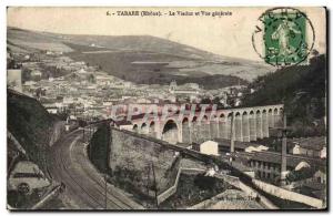 Old Postcard Tarare Vue Generale and Viaduct