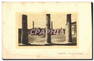 Postcard Ancient Pompeii Tempio of Apollo