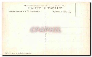 Old Postcard Metz Night Gate Serpenoise