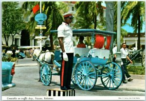 M-23630 Constable on traffic duty Nassau Bahamas