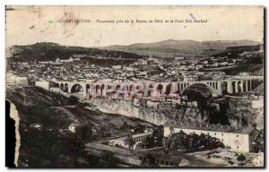 Postcard Old Constantine Panorama Taken From The Road And Bridge From Setif A...