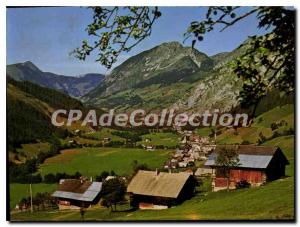 Modern Postcard La Chapelle d'Abondance Haute Savoie General view of the Village