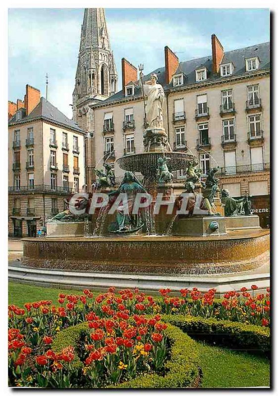 Postcard Modern Nantes Loire Atlantique Place Royale