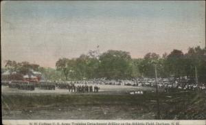 Durham NH US Army Training Detachment College Athletic Field c1910 Postcard