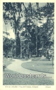 Rio De Janeiro Botanical Garden Brazil Postcard