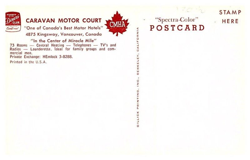 Vancouver , Caravan Motor Court