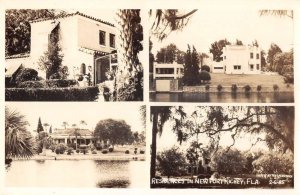 New Port Richey Florida Residences Multiview Real Photo Vintage Postcard AA56292