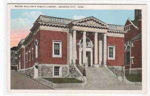 Mayne William Library Johnson City Tennessee 1920c postcard