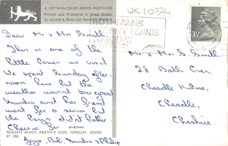 uk10374 redgate bridge ansterys cove torquay devon uk