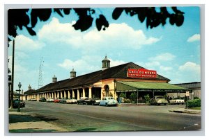 Vintage 1950's Postcard Cafe Du Monde French Market New Orleans Louisiana