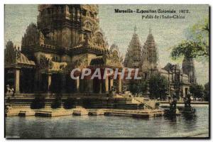 Old Postcard Marseille Exposition Coloniale 1922 Palace of China & # 39Indo