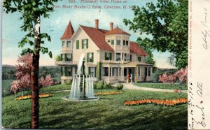 1906 Pleasant View Home of Mary Baker Eddy Concord New Hampshire Postcard