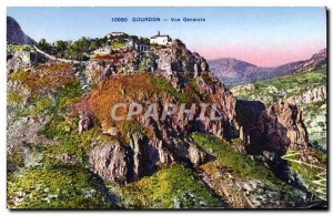 Old Postcard Gourdon Vue Generale