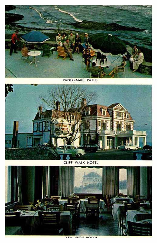 Postcard HOTEL SCENE Newport Rhode Island RI AQ9881