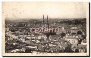 Old Postcard Cholet View Aerienne