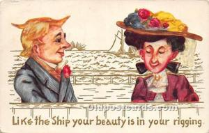 Like the Ship your Beauty is in your rigging Vinegar Valentine 1912 a lot of ...