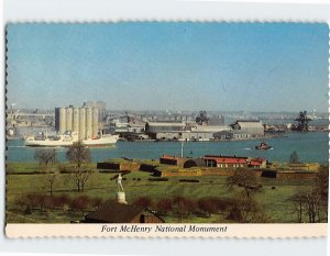 Postcard Fort McHenry National Monument, Baltimore, Maryland