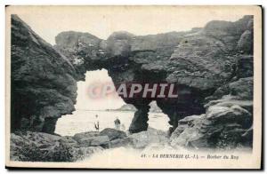 Old Postcard La Bernerie Rock Roy