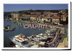 Modern Postcard Cassis Sea Panoramic View Boat