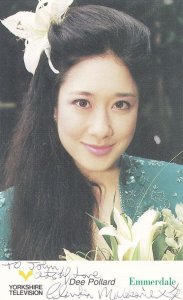 Claudia Malkovich Dee Pollard Emmerdale Farm Hand Signed Cast Photo