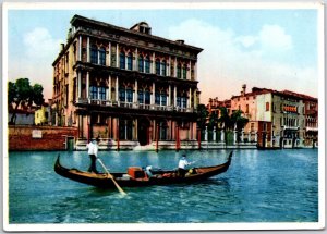 Venezia - The Vendramin Palace Venice Italy Grand Canal Buildings Postcard