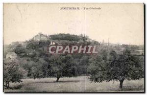 Old Postcard Montmirail Vue Generale