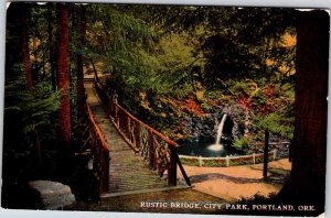 Postcard BRIDGE SCENE Portland Oregon OR AK6845